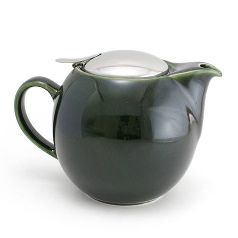 Bee House Round Ceramic Teapot 24oz - Antique Green