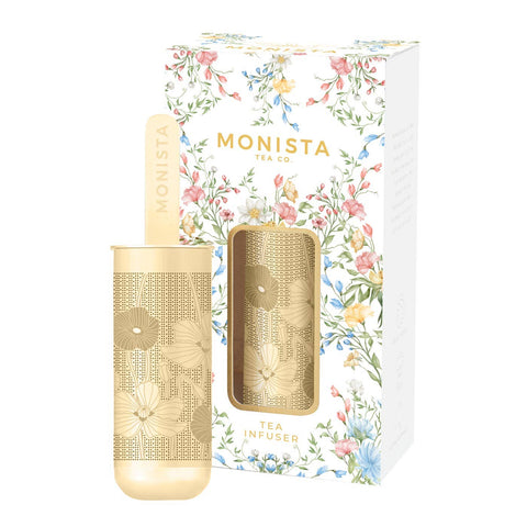 Floral Tea Infuser Stick - Gold