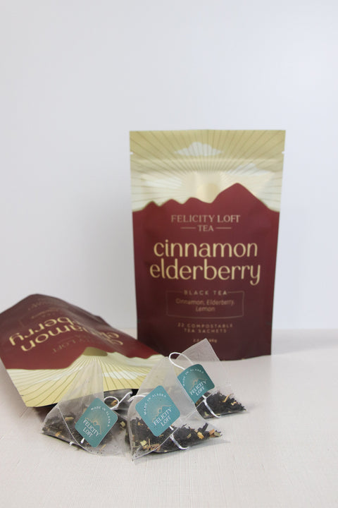 Cinnamon Elderberry Sachets