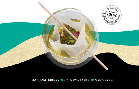 Medium TEACUP Filters + Bamboo Stick