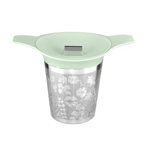 Floral Tea Infuser Basket  - Mint