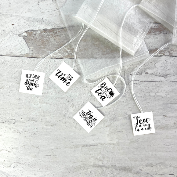 Tea Quotes Plastic Free Tea Bags | 50ct