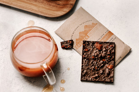 Dark Chocolate with Alaskan Birch Syrup Toffee